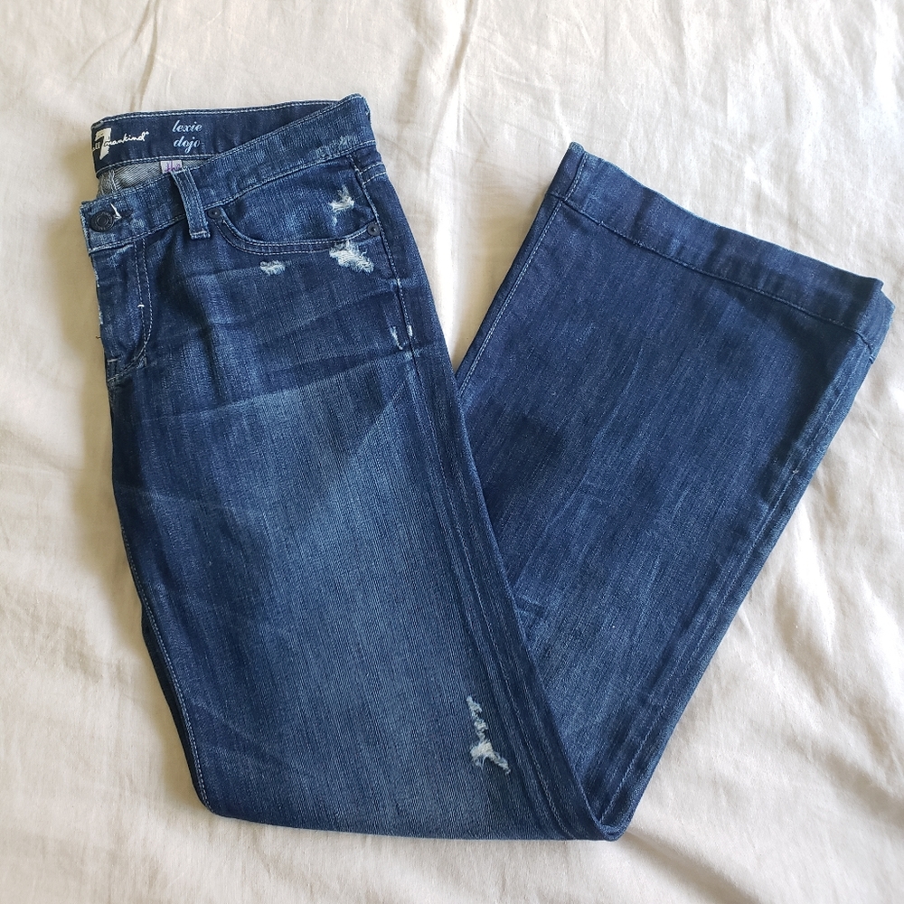 7 For All Mankind Lexie Dojo Wide Leg/Flare Jeans